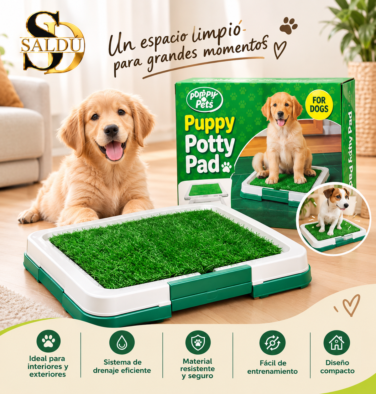 TAPETE BAÑO PARA PERROS
